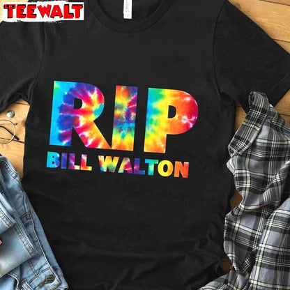 Comfort Bill Walton Shirt, Limited Walton Tribute Short Sleeve Crewneck