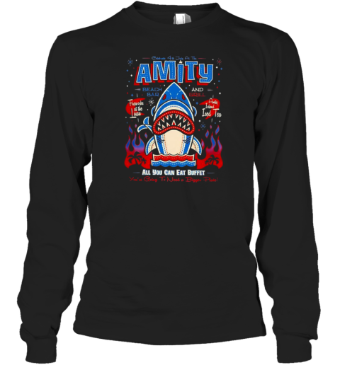 Celebrate 4Th July At The Amity Beach Bar And Grill Fireworks At The Luau Amity Island Iced Tea T-Shirt