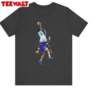 Anthony Edwards Shirt, Dunk Of The Year Basketball Long Sleeve