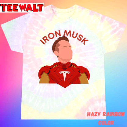 Elon Musk Iron Musk Unisex Tie Dye Tee