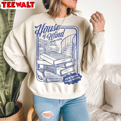 Must Have House Of Wind Book Club Sweatshirt, House Of Wind Library Hoodie