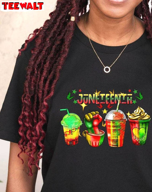 Must Have Juneteenth Coffee Shirt, Cool Design Black Lives Matter T Shirt Unisex Hoodie