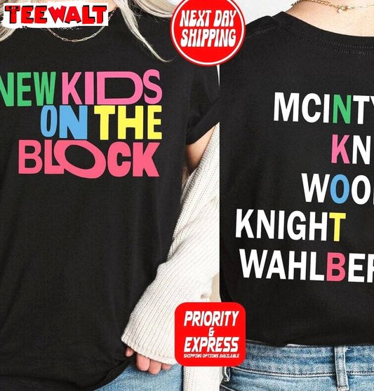 Cool Design New Kids On The Block Shirt, Nkotb 2024 Concert Unisex Hoodie Short Sleeve