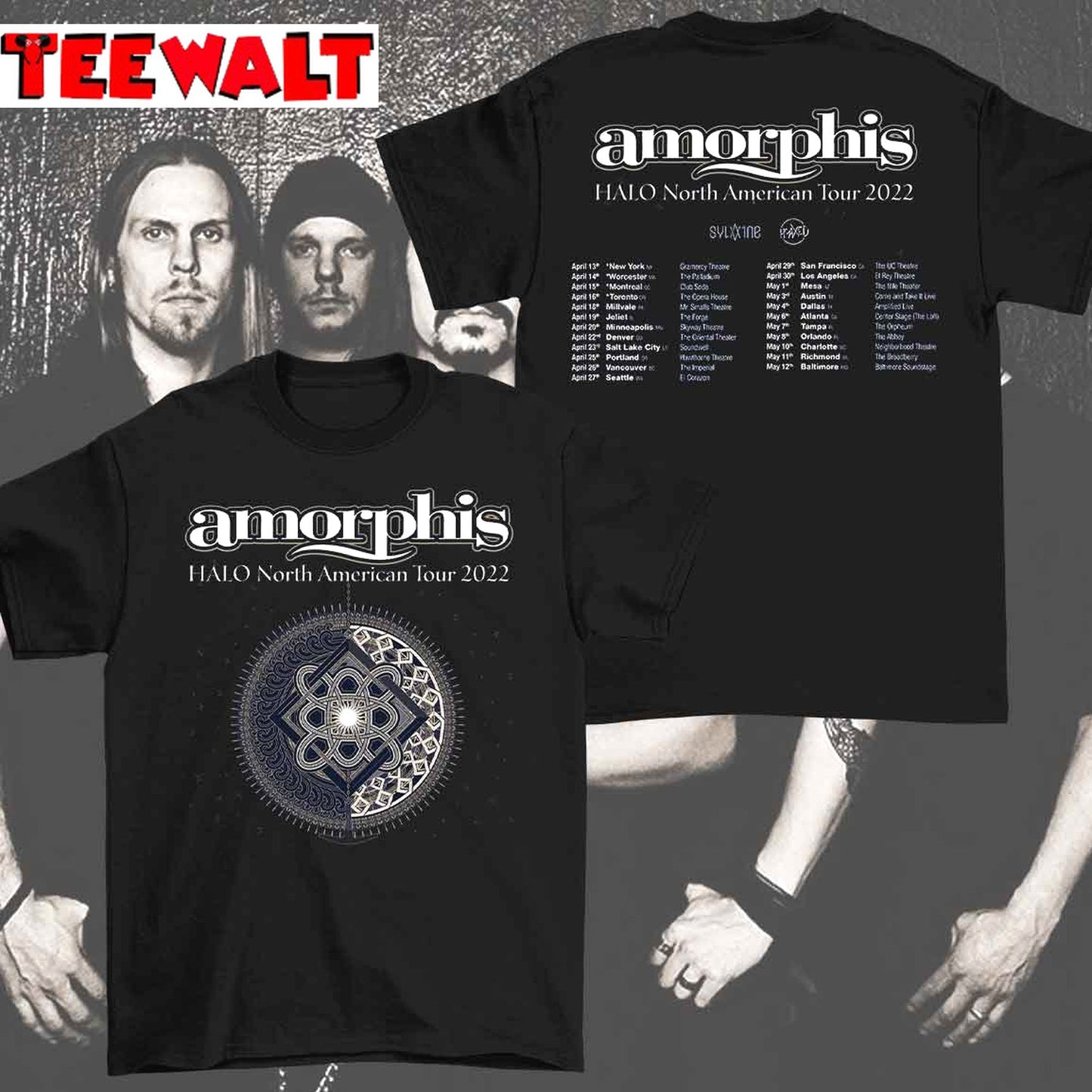 Amorphis Halo North American Tour 2022 Unisex T-Shirt