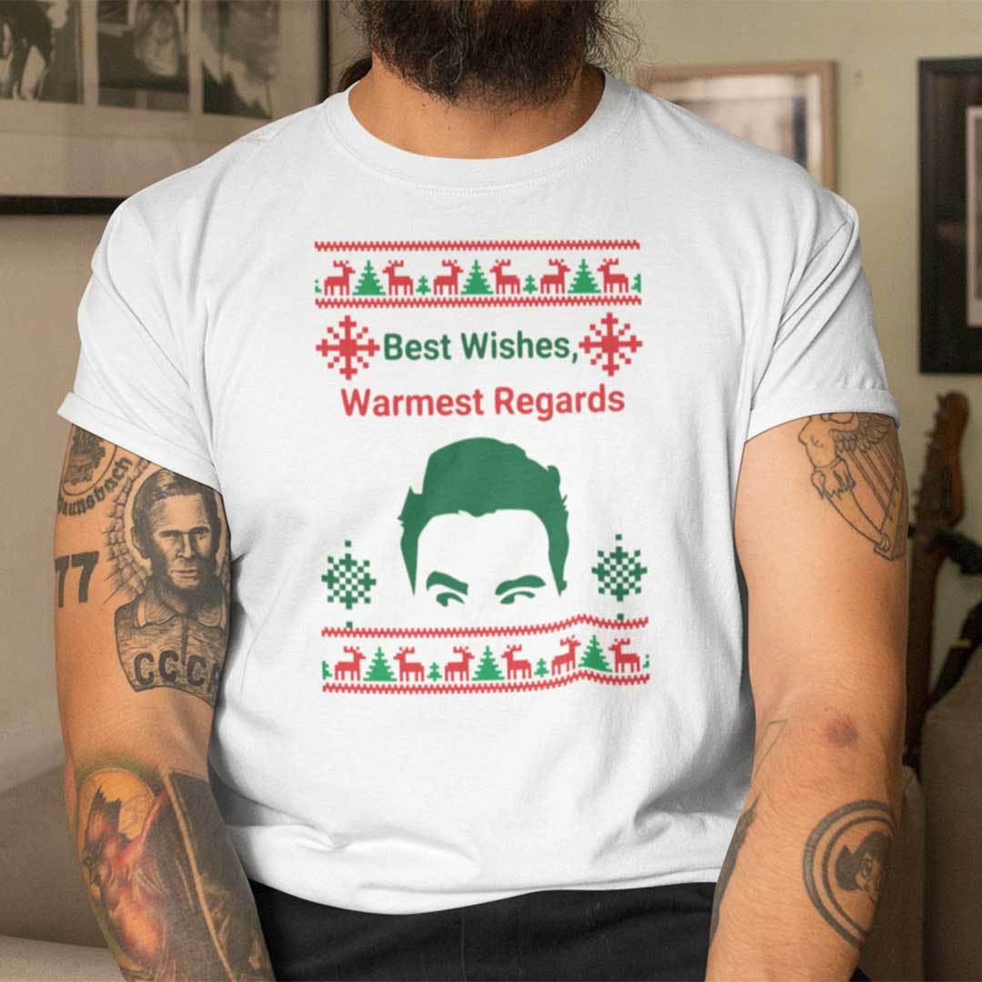 Schitt's Creek Christmas Shirt Best Wishes Warmest Regards