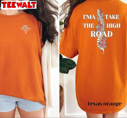 Groovy High Road Shirt, Limited Take The High Road Crewneck Long Sleeve