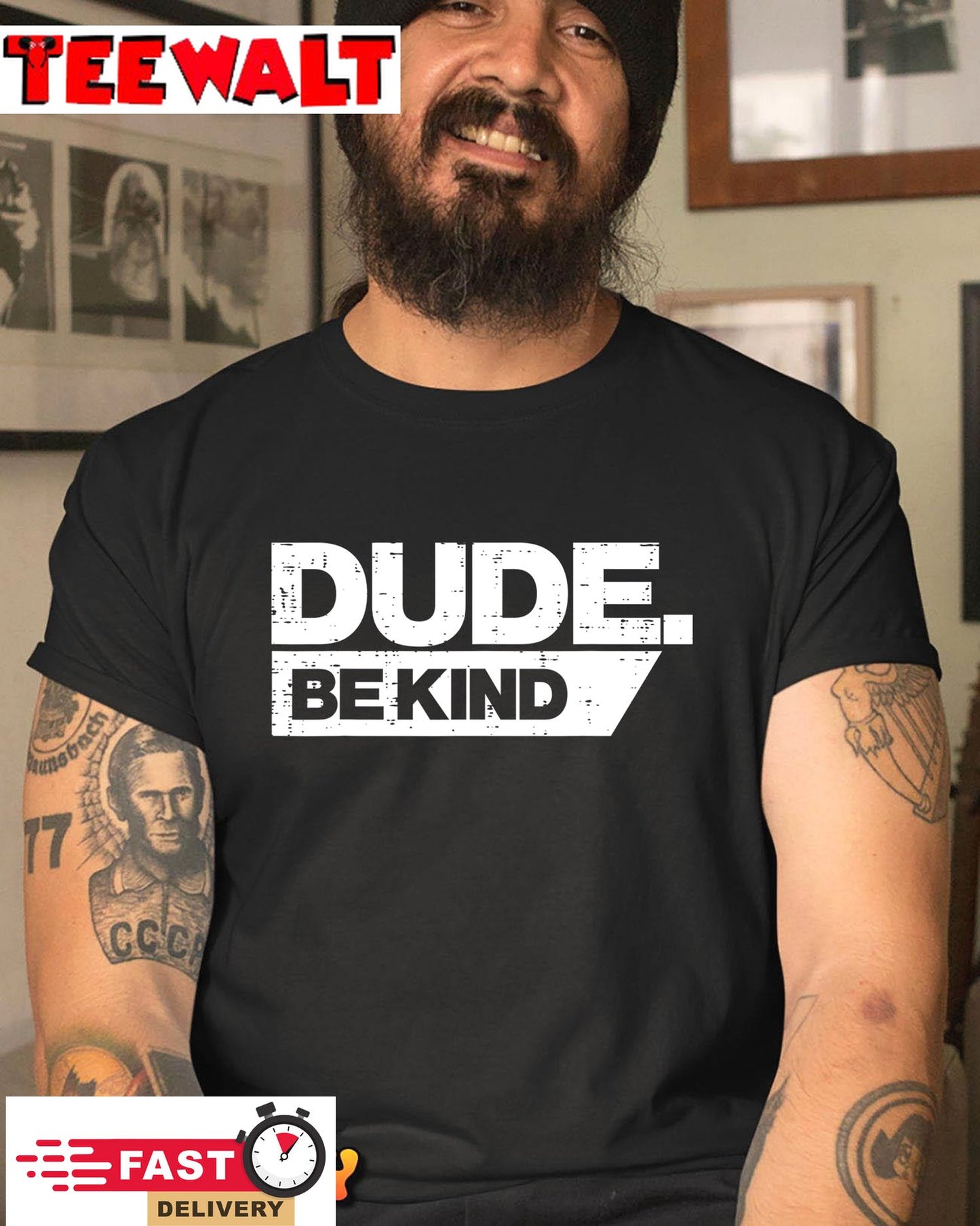 Dude Be Kind Kids Unity Day Orange Anti Bullying T-Shirt