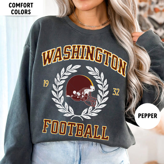 Washington Football Commander Sweatshirt - Vintage Comfort Style