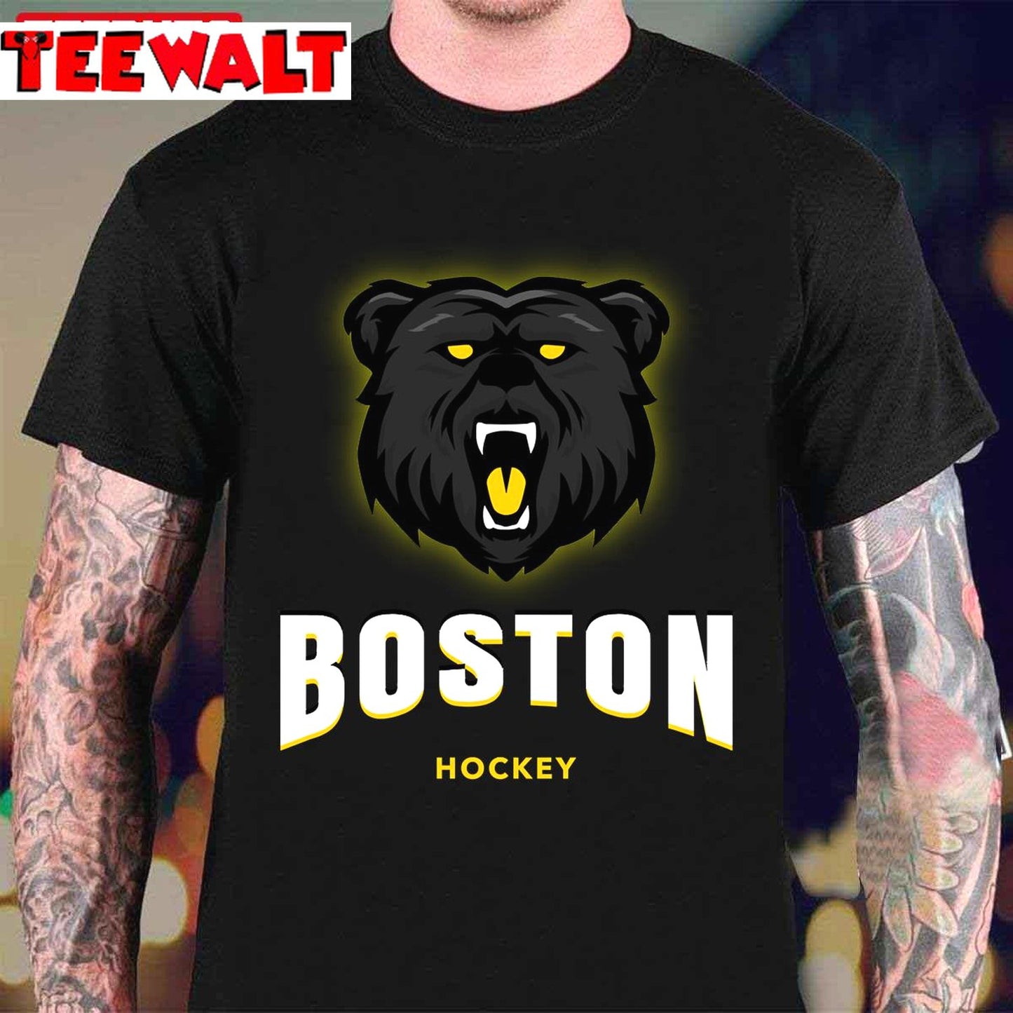 Boston Bruins Hockey Bear Unisex T-Shirt