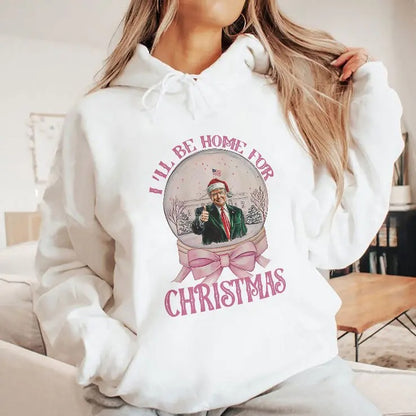 Trump I'll Be Home For Christmas White House Shirt