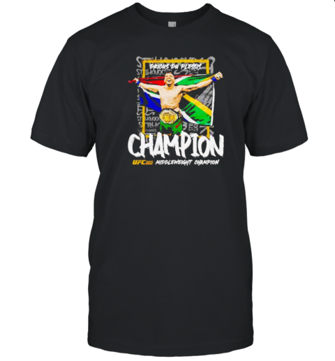 Dricus Du Plessis UFC 305 Champion T-Shirt