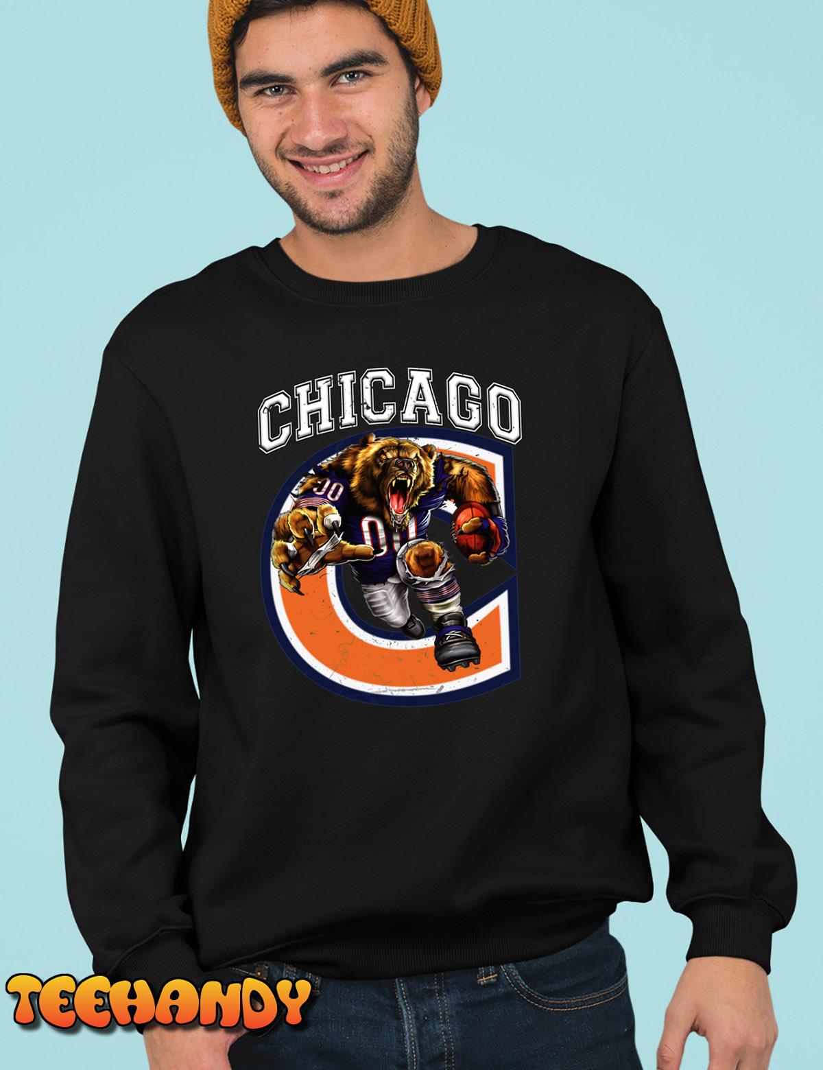 90S CHICAGO BEARS FOOTBALL T-SHIRT