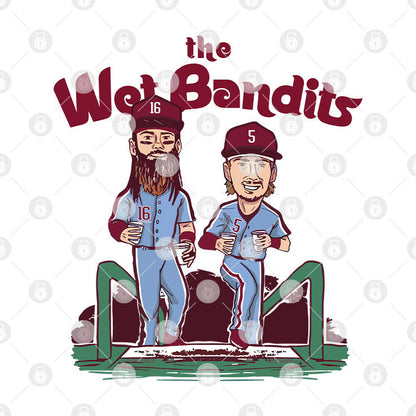 Phillies Brandon Marsh Bryson Stott The Wet Bandits T Shirt