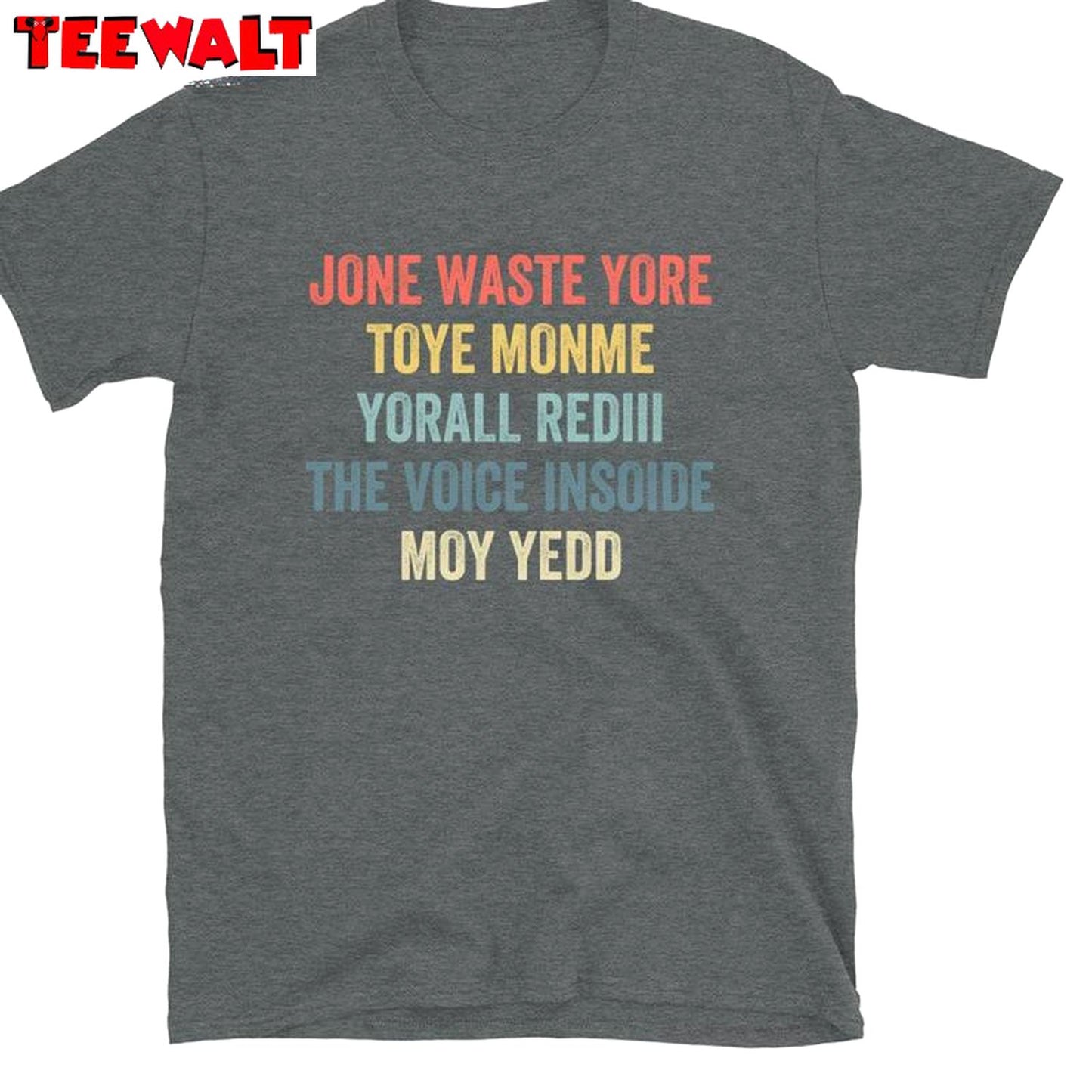 Don't Waste Your Time On Me Funny Shirt, Trendy Jone Waste Short Sleeve Crewneck