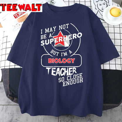 Biology Teacher Superhero Unisex T-Shirt