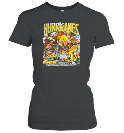 Hurricanes Rugby Union Team Vintage Graphic T-Shirt