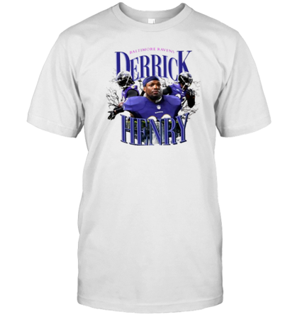 Derrick Henry Baltimore Ravens Waterfall T-Shirt