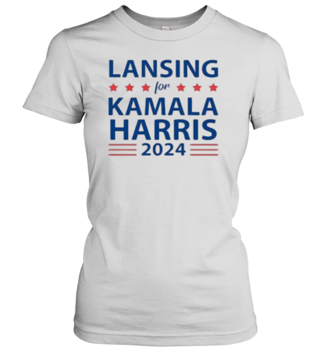 Lansing For KAMALA HARRIS For PRESIDENT 2024 T-Shirt