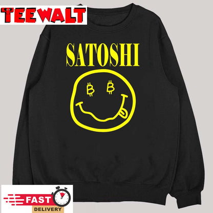 Satoshi Yellow Smile Face Premium T-Shirt