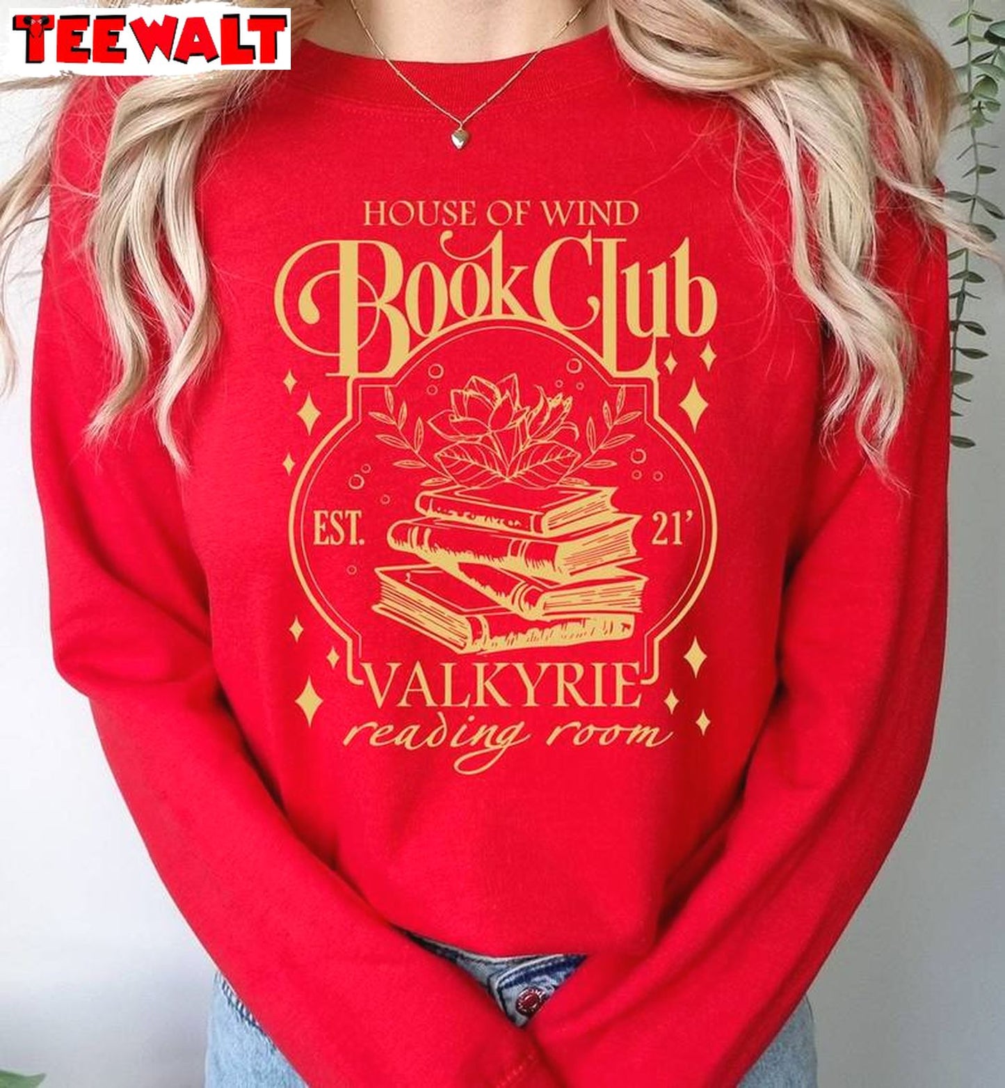 Valkyrie Reading Room T Shirt , House Of Wind Book Club Sweatshirt Sweater