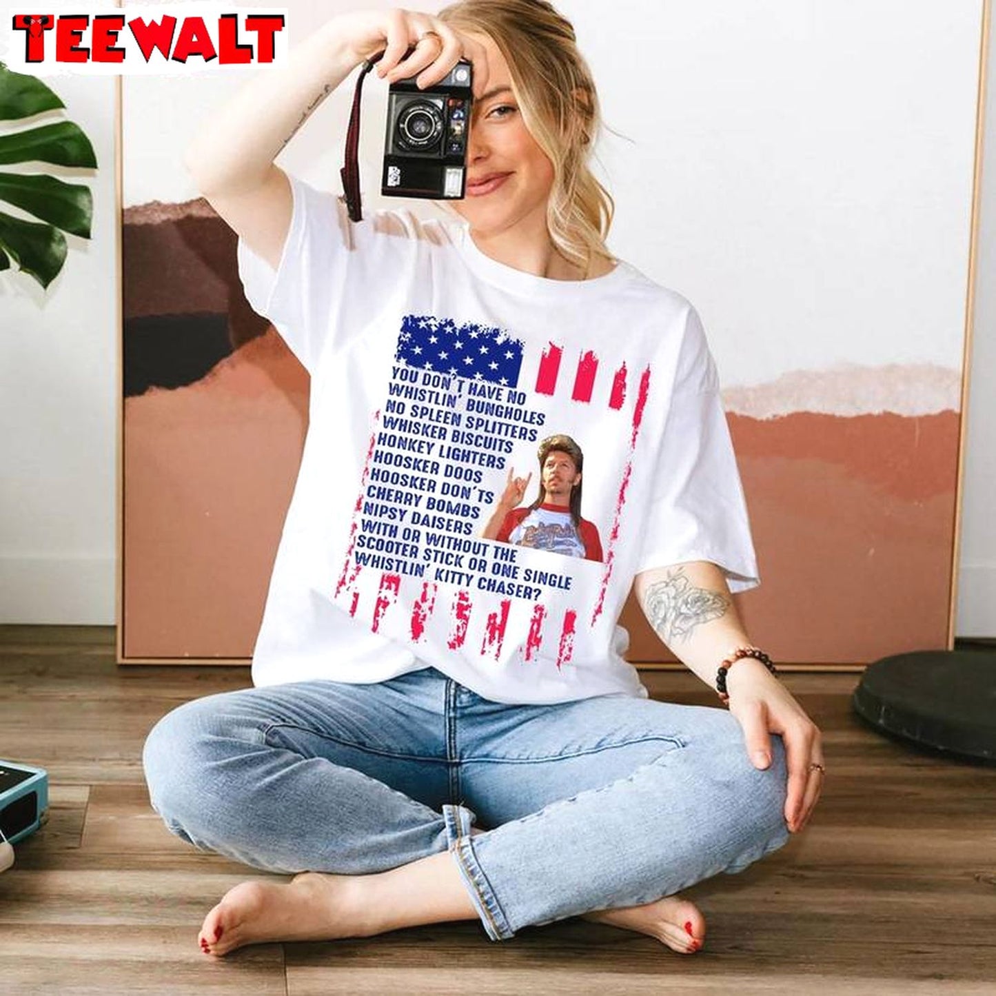 Awesome Joe Dirt Merica Joe Sweatshirt , Unique Joe Dirt 4th Of July Shirt Long Sleeve