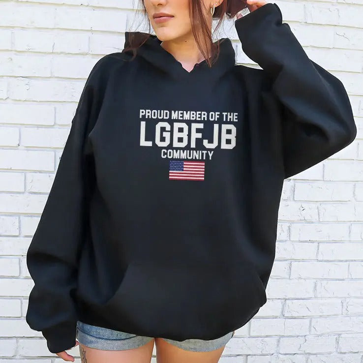 American Flag Proud Member Of The LGBFJB Community T Shirt