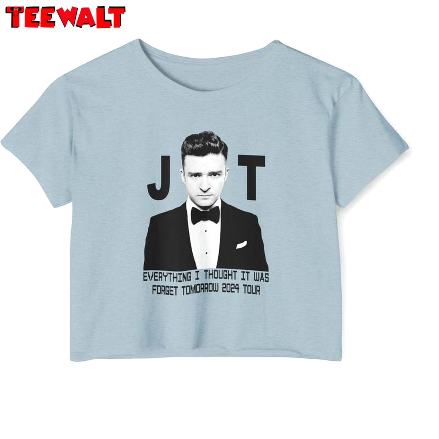 Cool Design Justin Timberlake Shirt, Trendy World Tour Crewneck Long Sleeve