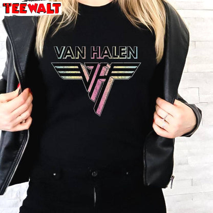 Cool Design Van Halen Sweatshirt, Old School Band Crewneck