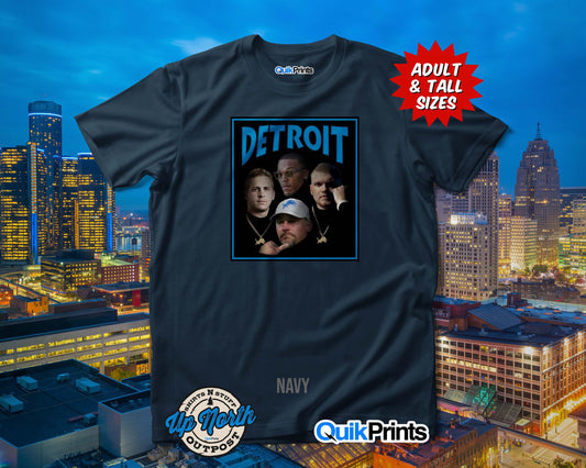 Detroitz Most Wanted - Custom Made Adult & BigTall T-Shirts