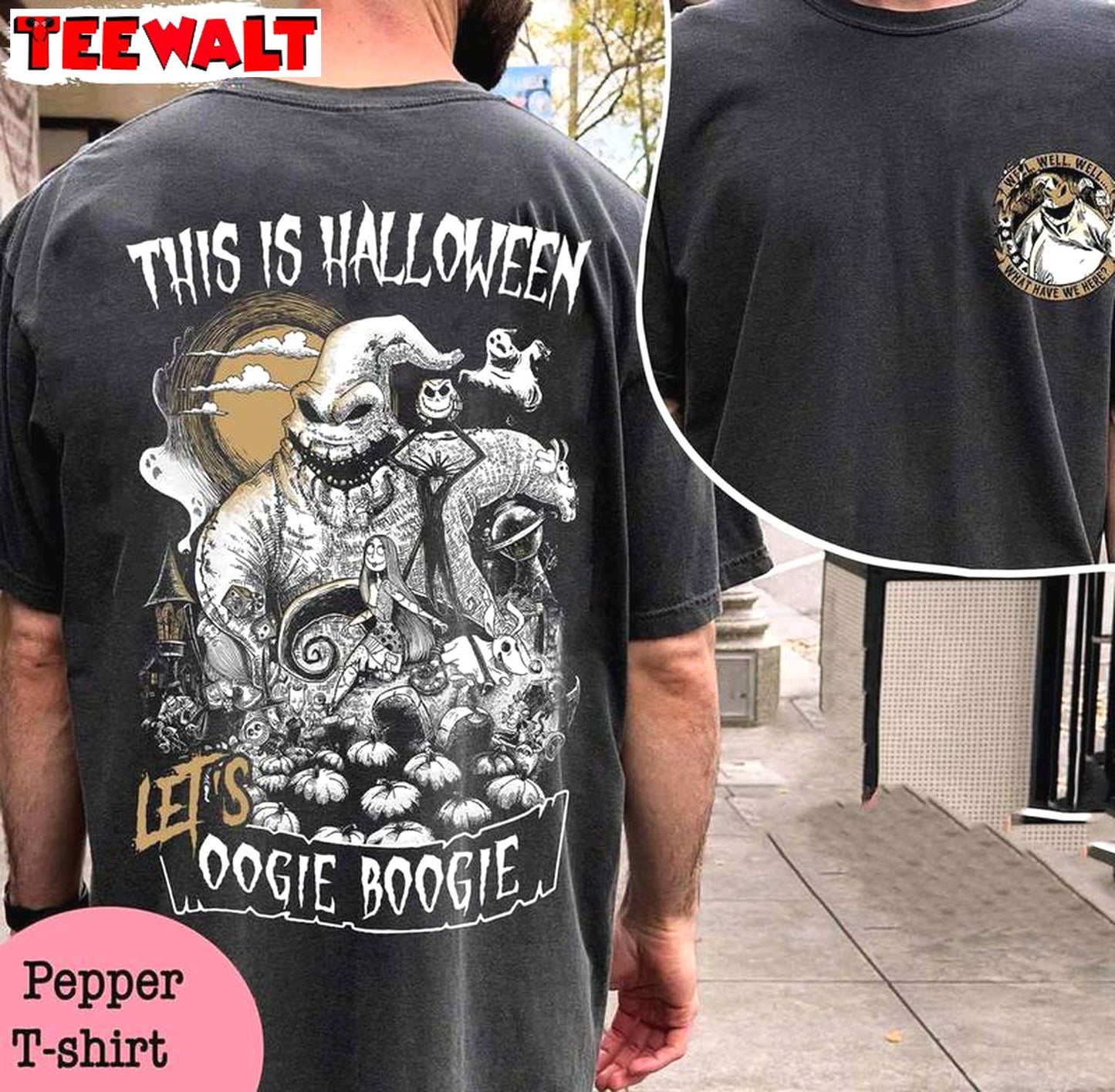 This Is Halloween Let's Oogie Boogie Comfort Colors Short Sleeve , Oogie Boogie