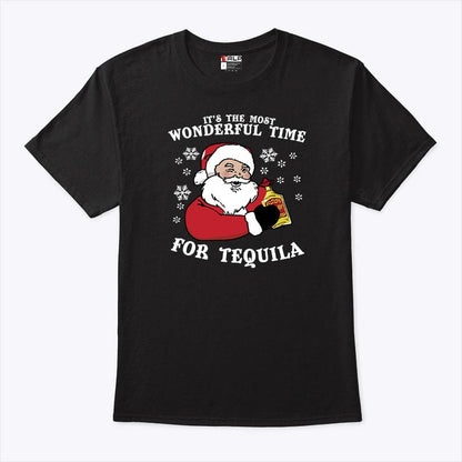 Santa Tequila Shirt It's The Most Wonderful Time For Tequila