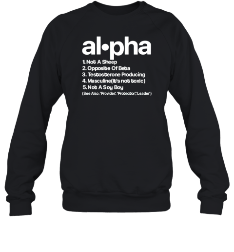 Alpha male definition T-Shirt