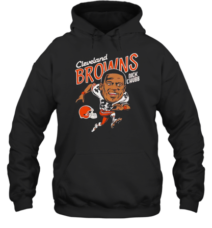 Cleveland Browns Football Nick Chubb Caricature T-Shirt