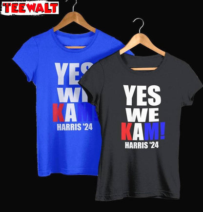 Harris 24 Yes We Kam Shirt, Elegant Short Sleeve T-shirt