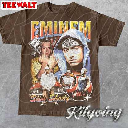 Slim Shady Vintage T Shirt, Creative The Eminem Show Shirt Unisex Hoodie