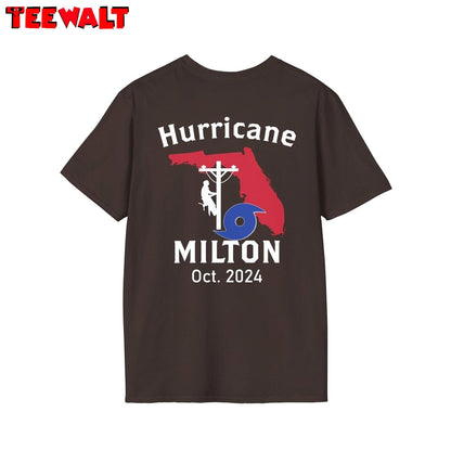 Hurricane Milton Lineman T Shirt