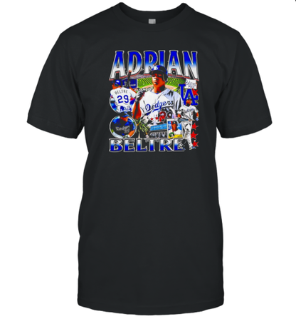 Adrian Beltre Los Angeles Dodgers Baseball Player Vintage T-Shirt