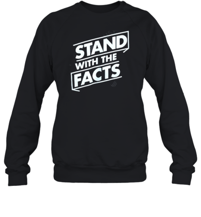 Stand With The Facts White Male Harris Voter At My Gym T-Shirt