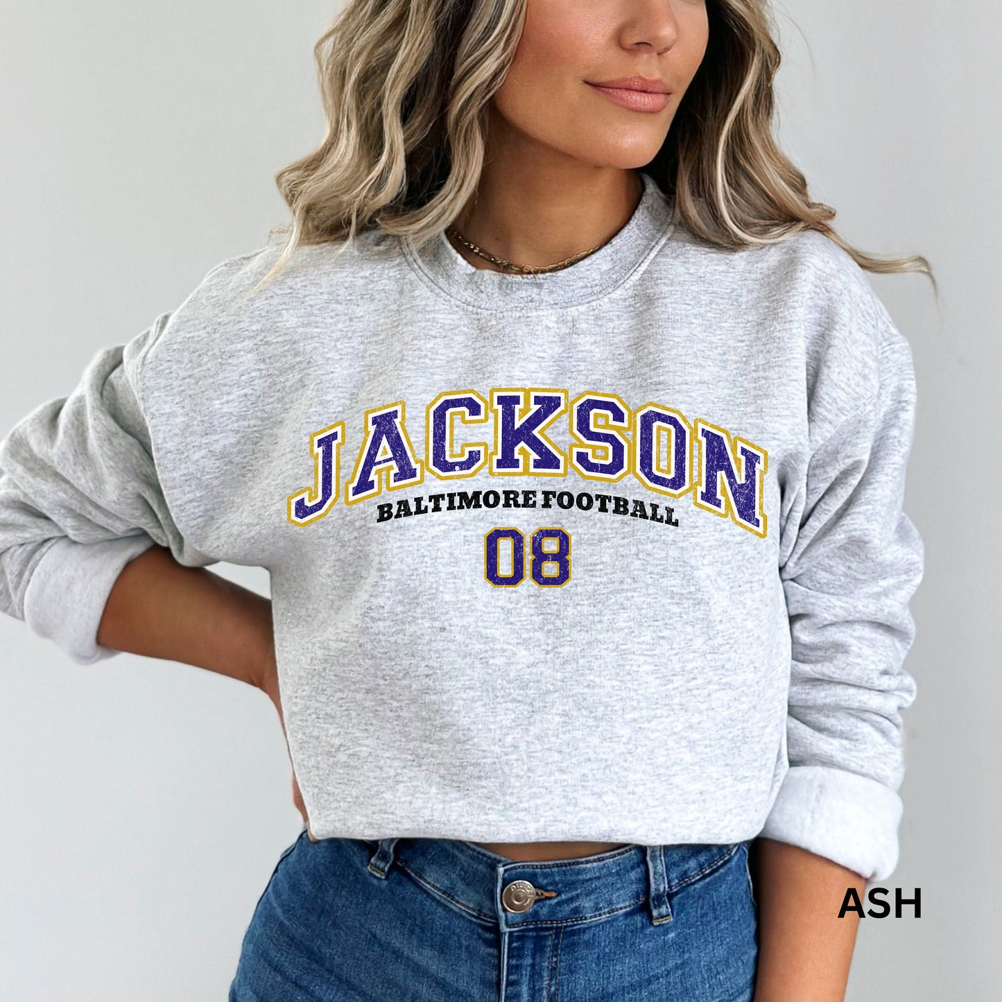 Lamar Jackson Sweatshirt - Baltimore Raven Football Crewneck Shirt