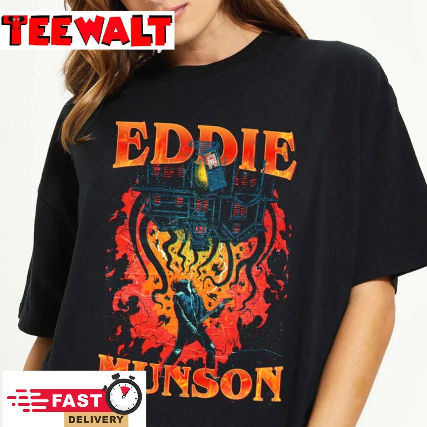 Vintage Eddie Munson Shirt Metal Dude Eddie Stranger Things Shirt Joseph Quinn Shirt