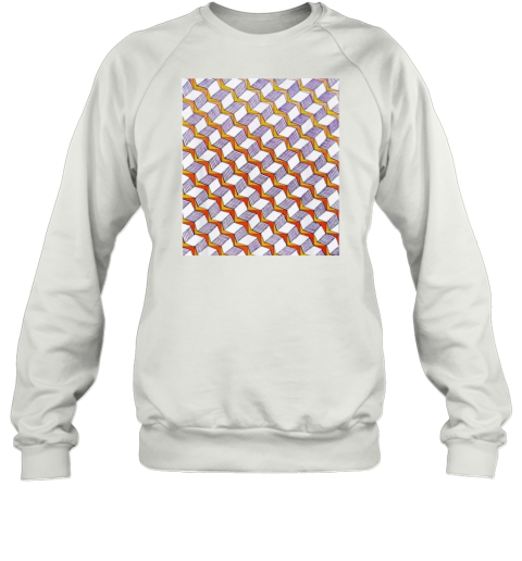 Handmade Uniform Pattern Drawing Geometric T-Shirt