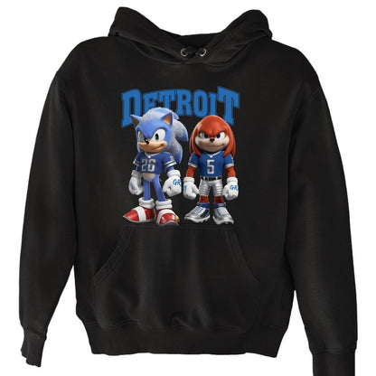 Sonic And Knuckles Football Fan Hoodie Sweatshirt Pullover