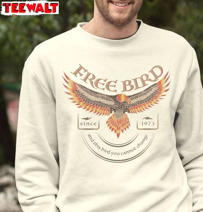 Awesome Old School Band Sweatshirt , Free Bird America Inspirational Shirt Sweater