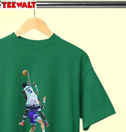 Anthony Edwards Shirt, Dunk Of The Year Basketball Long Sleeve