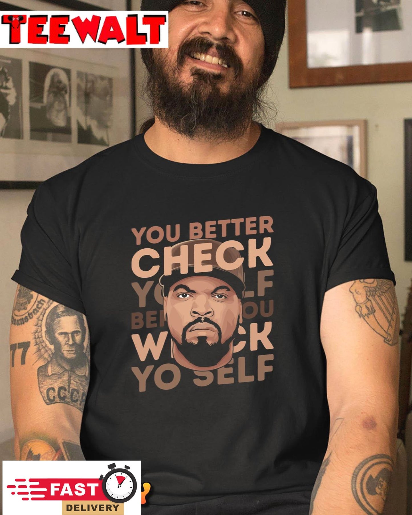 Ice Cube Art Unisex T-Shirt