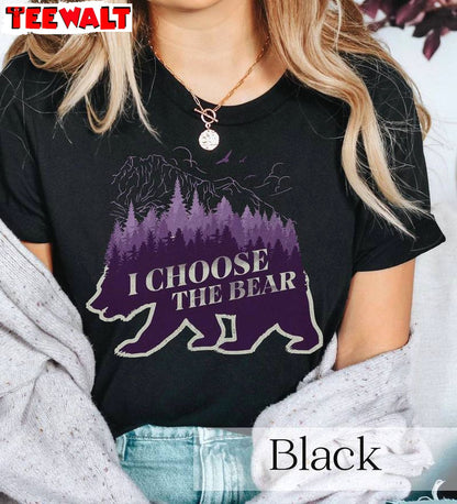 New Rare I Choose Bear Shirt, Cool Design Feminist Unisex T Shirt Hoodie