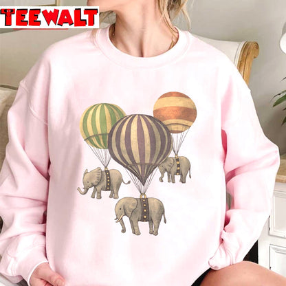 Flight Of The Elephants Fantasy Art Unisex Sweatshirt