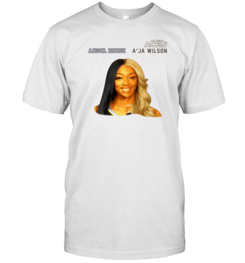 A&#39Ja Wilson Angel Reese Las Vegas Aces 225 T-Shirt