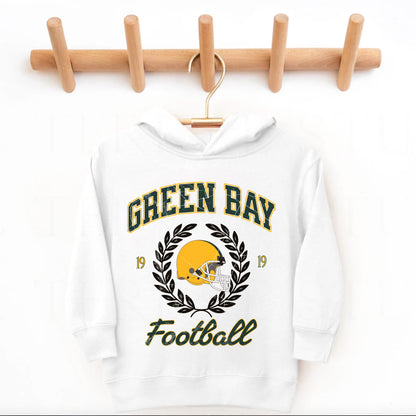 Green Bay Football Toddler Sweatshirt, Retro Game Day Football Apparel