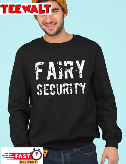 Fairy Security Easy Funny Halloween Costume Parents Lazy Dad Tank Top